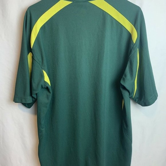 Nike Mens Green DRY Performance Polo Shirt Large - Picture 2 of 6